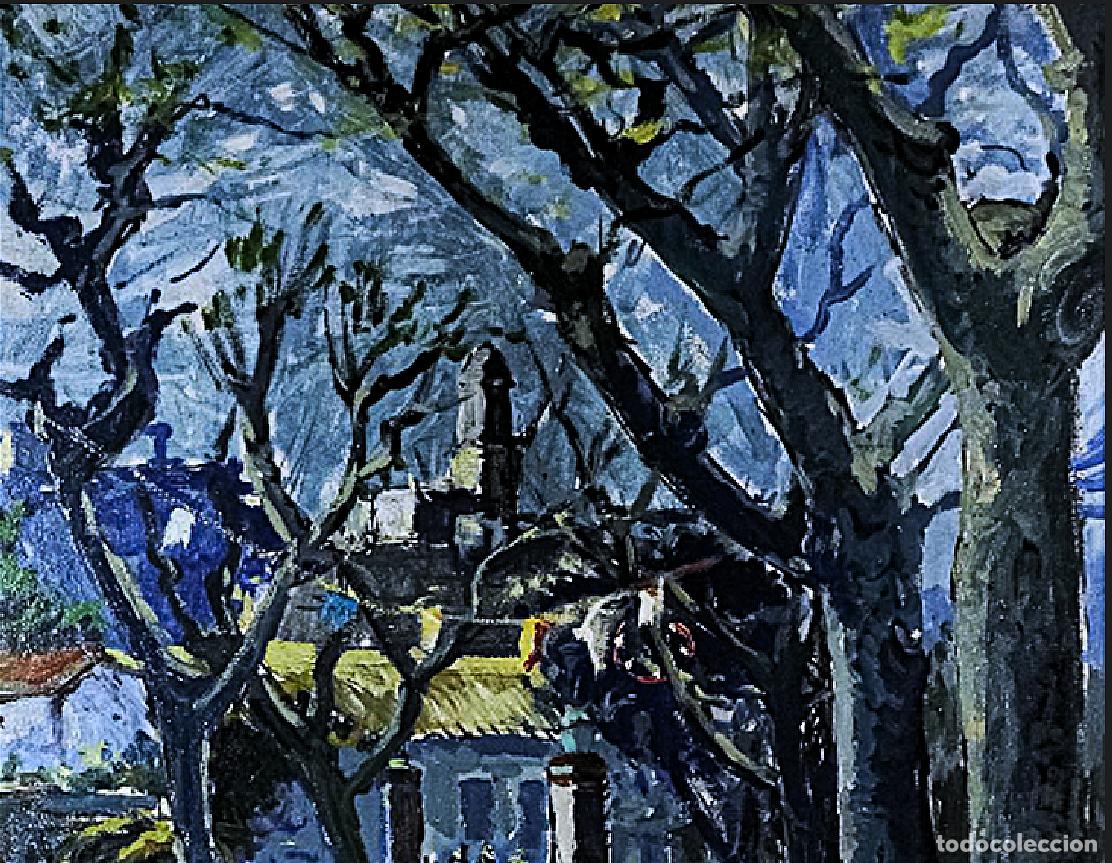 Arte: NARCIS PERAL GIL 1912 - PASEO ARBOLADO - Foto 5
