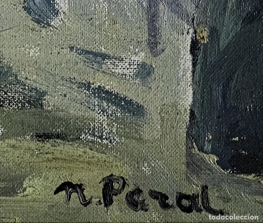 Arte: NARCIS PERAL GIL 1912 - PASEO ARBOLADO - Foto 7