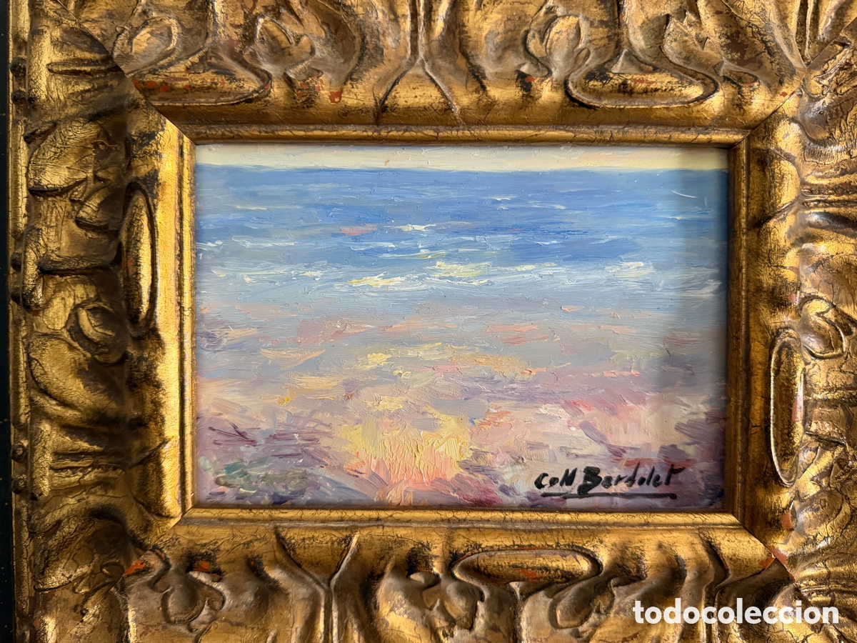 Arte: Playa mallorquina- Josep COLL BARDOLET (1912-2007)