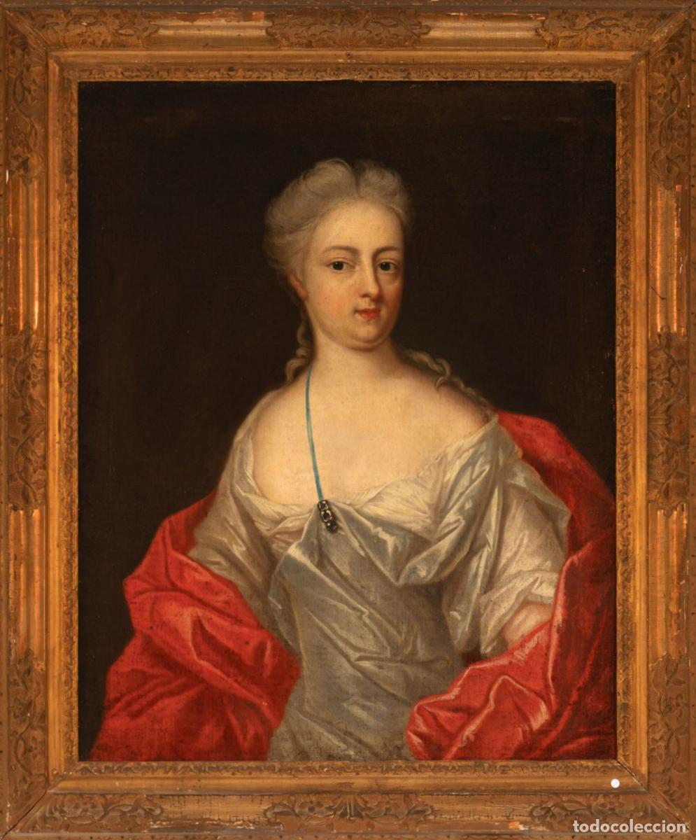 Arte: Retrato franc&eacute;s de dama, tradicionalmente Mar&iacute;a Teresa de Austria, c. 1720