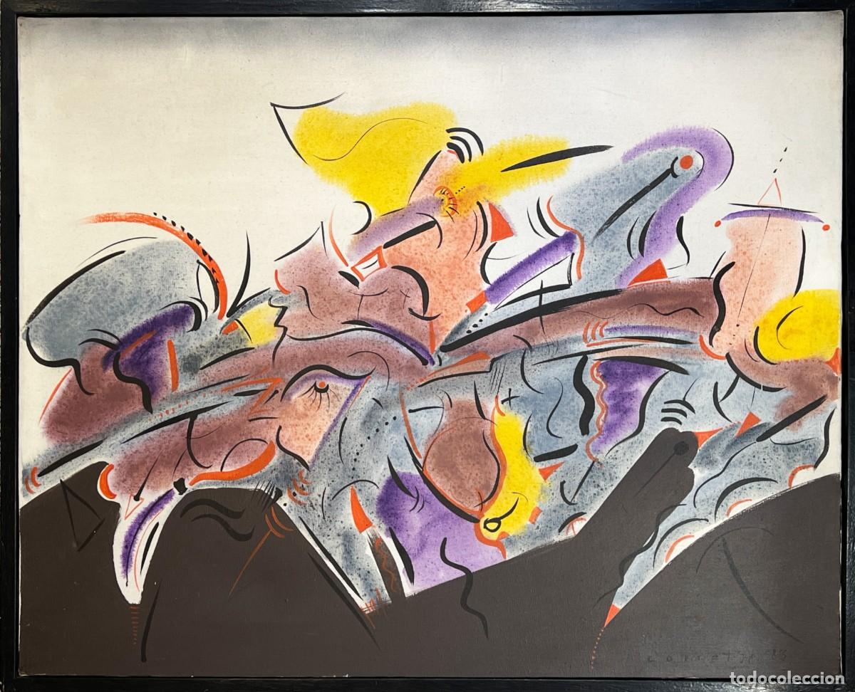 Arte: SALVADOR CORRATG&Eacute; - ACR&Iacute;LICO SOBRE LIENZO, SIN T&Iacute;TULO - 1983
