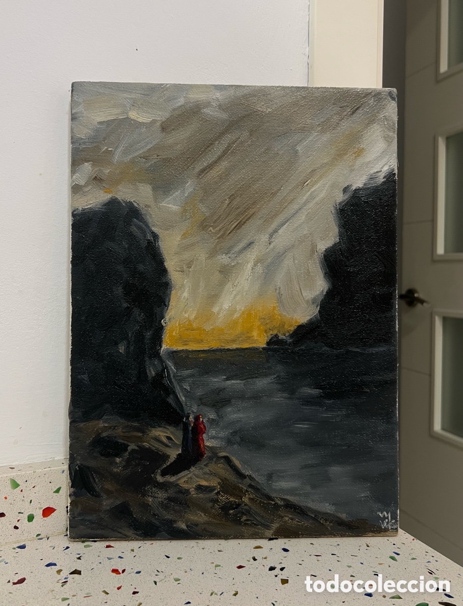 Arte: Pintura Dante y Virgilio en el infierno