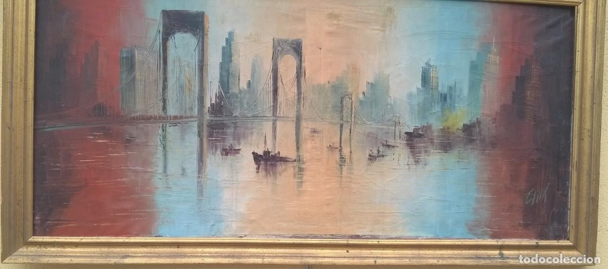 Arte: PINTURA AL &Oacute;LEO. PAISAJE MARITIMO