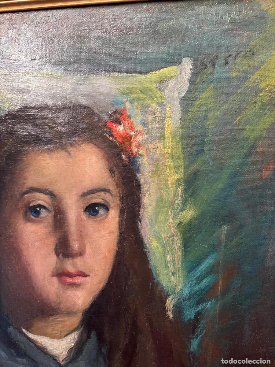 Arte: Francesc Serra Castellet Oleo enmarcado - Foto 2
