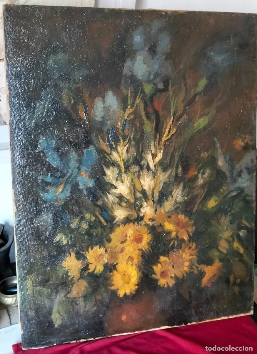 Arte: Bonito Oleo de flores. - Foto 1