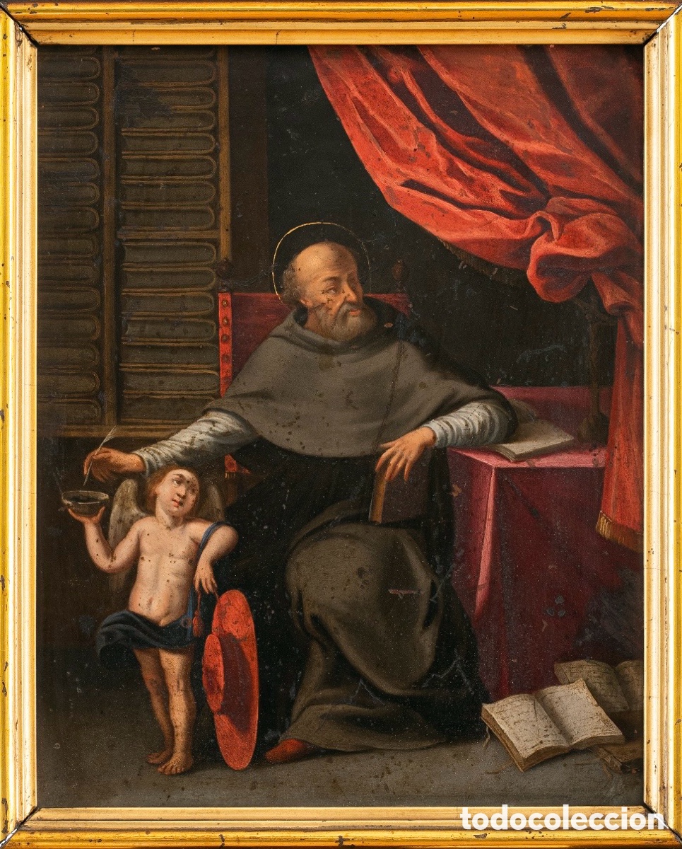 Arte: &ldquo;San Buenaventura inspirado&rdquo;, Escuela Virreinal. Siglo XVII