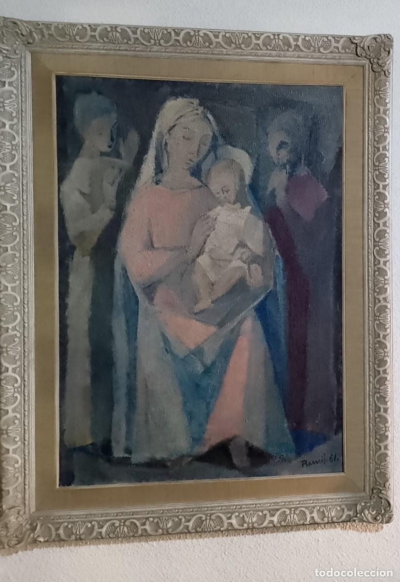 Arte: Ol&eacute;o Alfonso Ramil Virgen con el Ni&ntilde;o