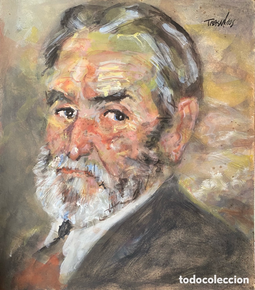 Arte: Gouache s/carton pintor cubano Trasancos