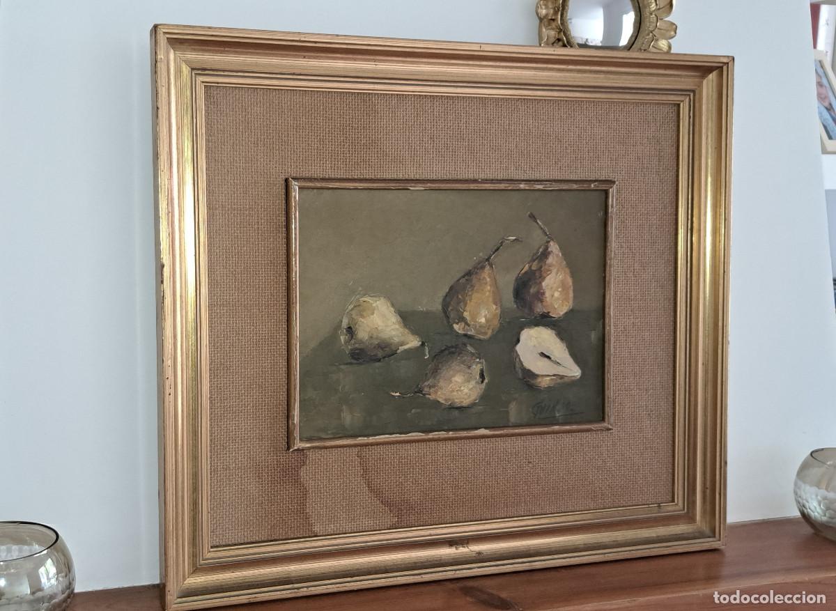 Arte: &Oacute;LEO - BODEG&Oacute;N - MUY ANTIGUO - A&Ntilde;OS 50/60 - Firmado; GUINDO - Medidas totales; 58 x 50 cms.