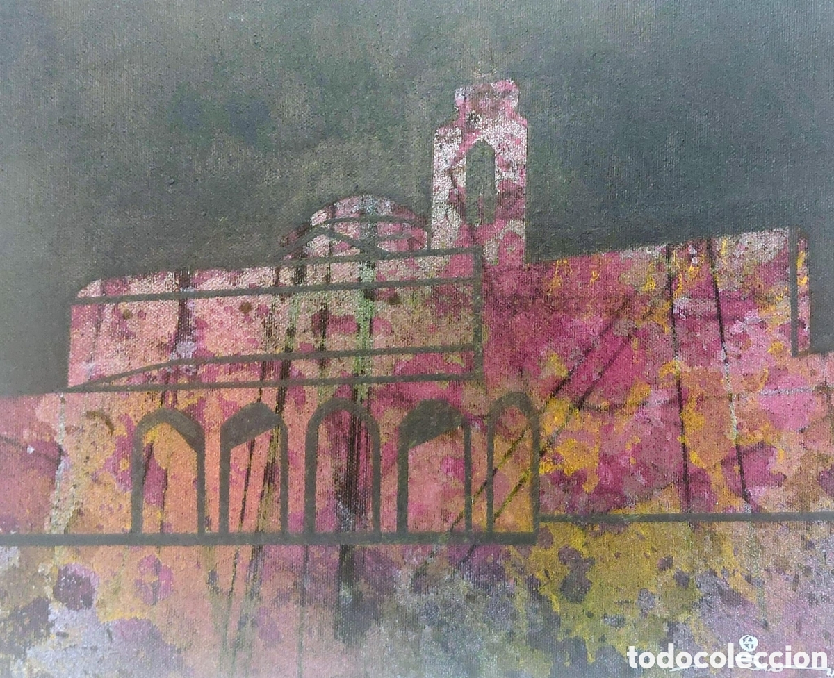 Arte: SURIS ALBERT OLEO TELA 33X41 A&Ntilde;O 2001 SANTA COLOMA DE FARNES