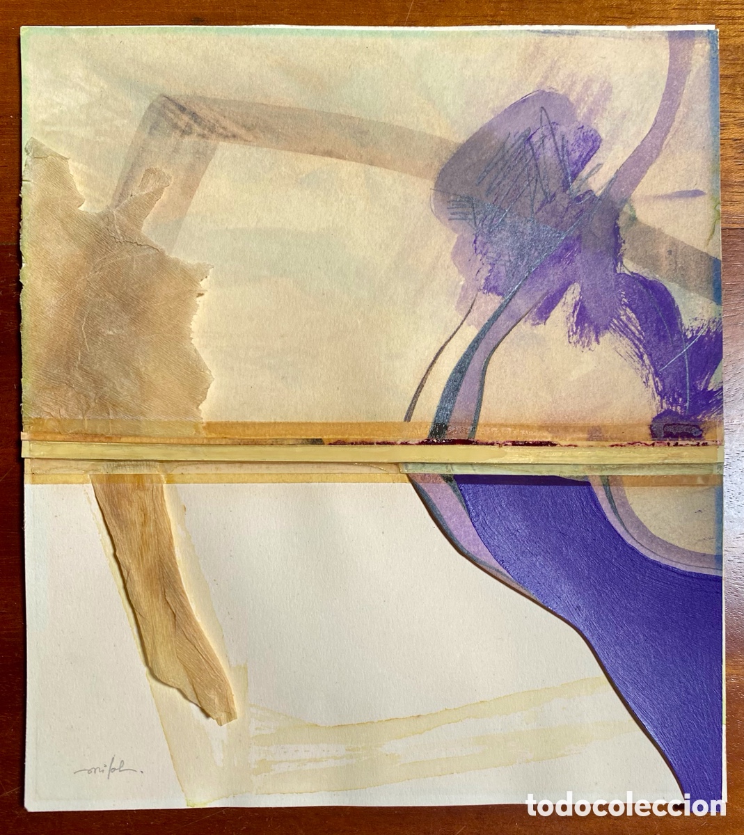Arte: Collage Pedro Grifol 1971 - Foto 1