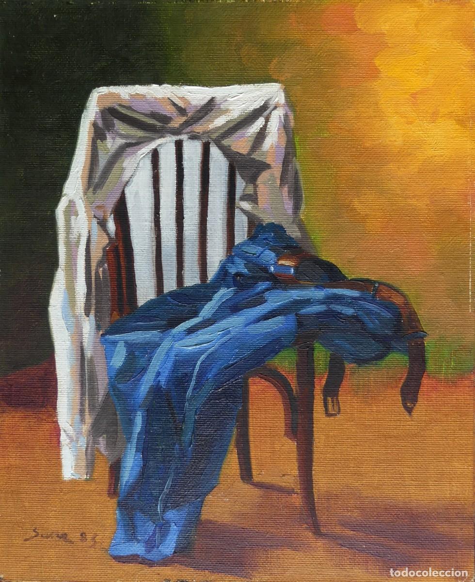 Arte: PINTURA AL &Oacute;LEO DE JOSE SANZ SALA REALIZADA EN 1983. PEQUE&Ntilde;O FORMATO ( PAGO POR BIZUM )