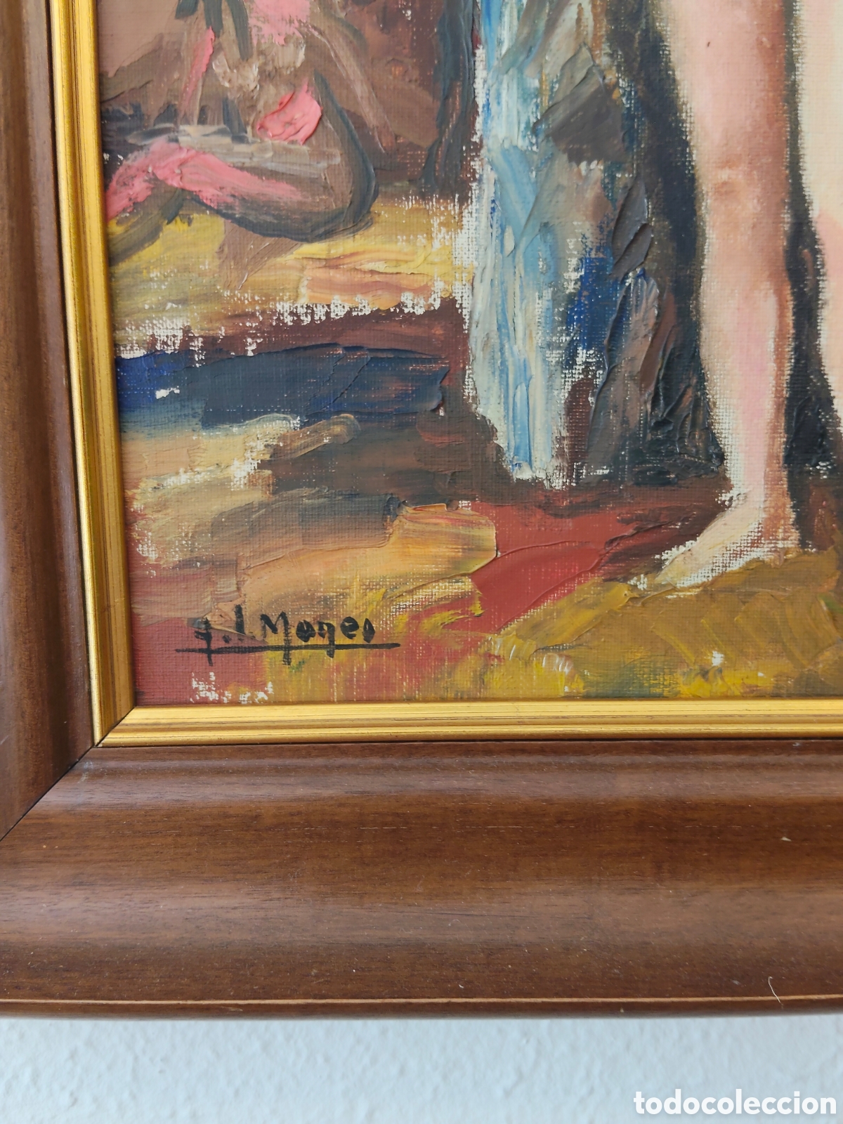 Arte: &Oacute;leo sobre lienzo firmado - Foto 2
