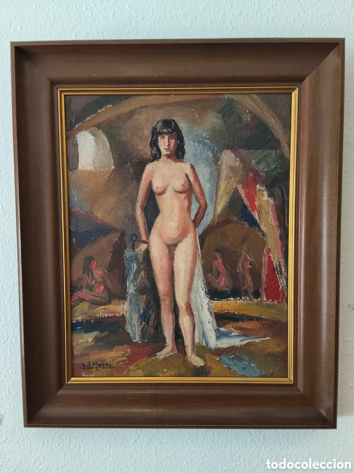 Arte: &Oacute;leo sobre lienzo firmado - Foto 1