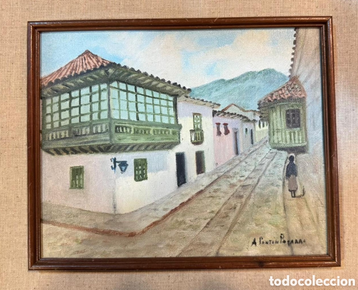 Arte: &Oacute;leo sobre lienzo A PONTON 20x26