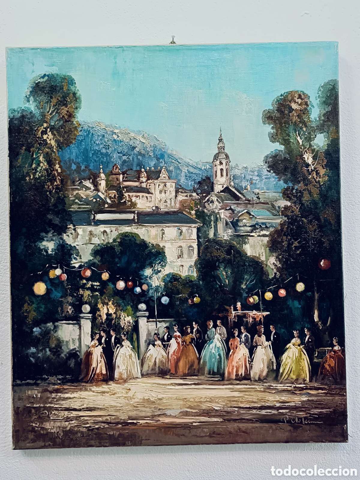 Arte: PAUL OTTO HEIM. ARTISTA IMPRESIONISTA .ALEMANIA 1878-1978 . OLEO SOBRE LIENZO . OBRA 61&times;50 cm