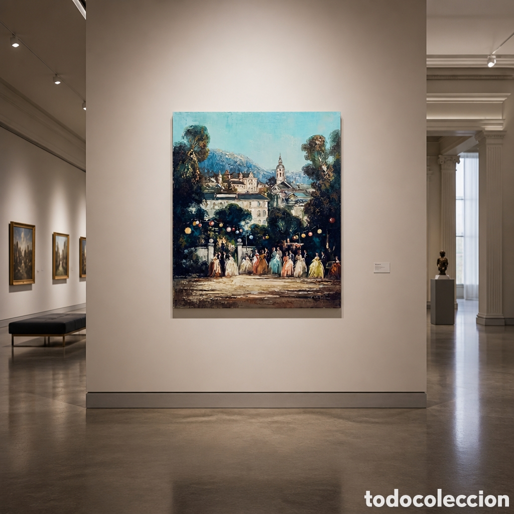 Arte: PAUL OTTO HEIM. ARTISTA IMPRESIONISTA .ALEMANIA 1878-1978 . OLEO SOBRE LIENZO . OBRA 61&times;50 cm