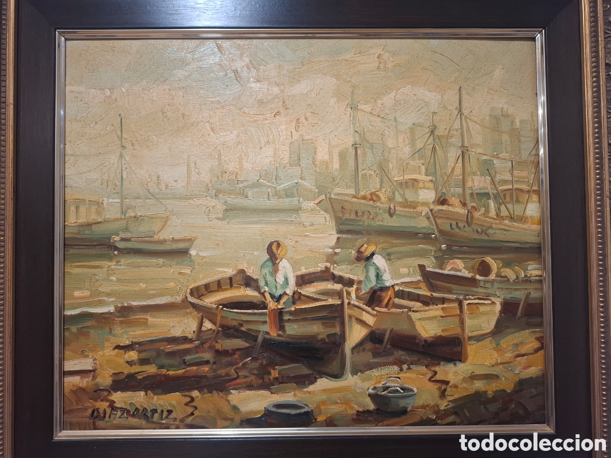 Arte: Oleo sobre lienzo marina - Foto 2
