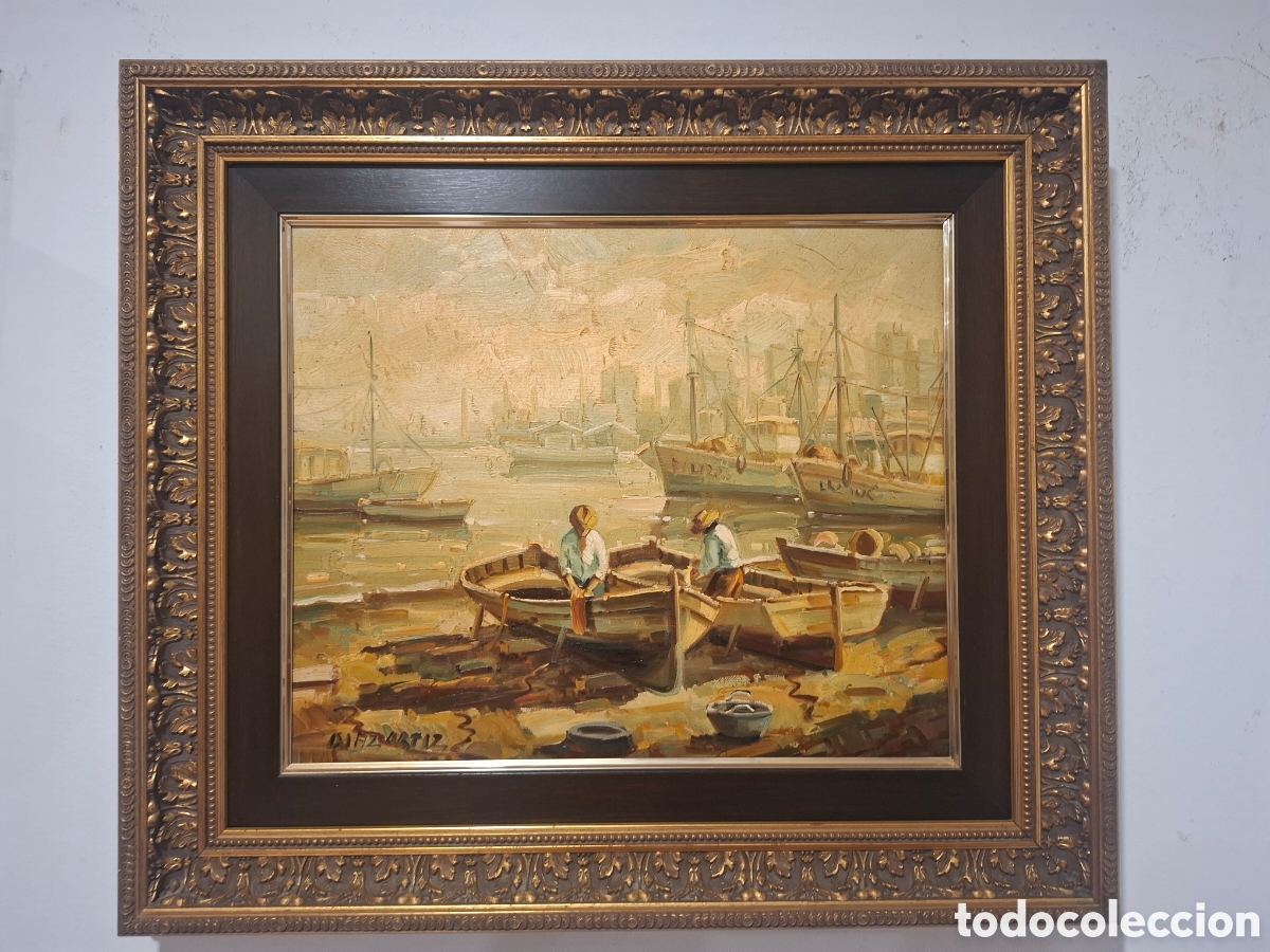 Arte: Oleo sobre lienzo marina