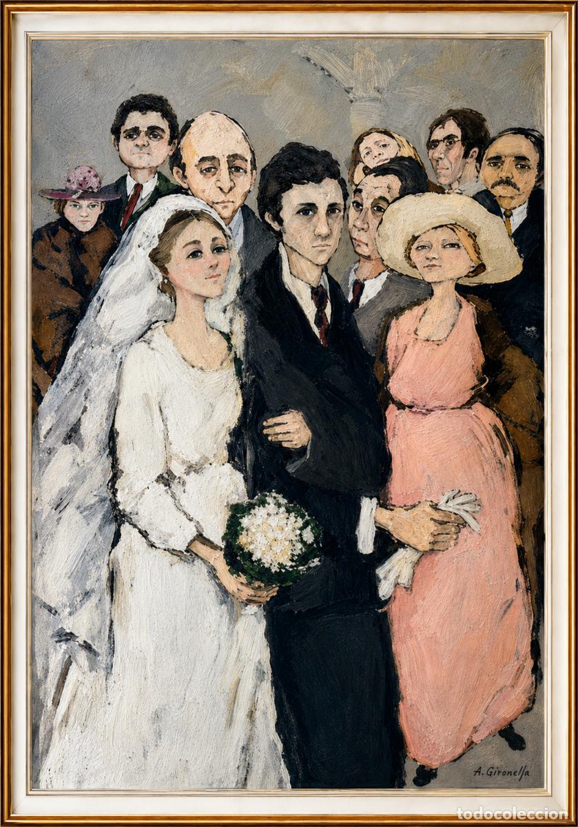 Arte: Oleo sobre lienzo - Boda - Lilian Lees-Ranceze
