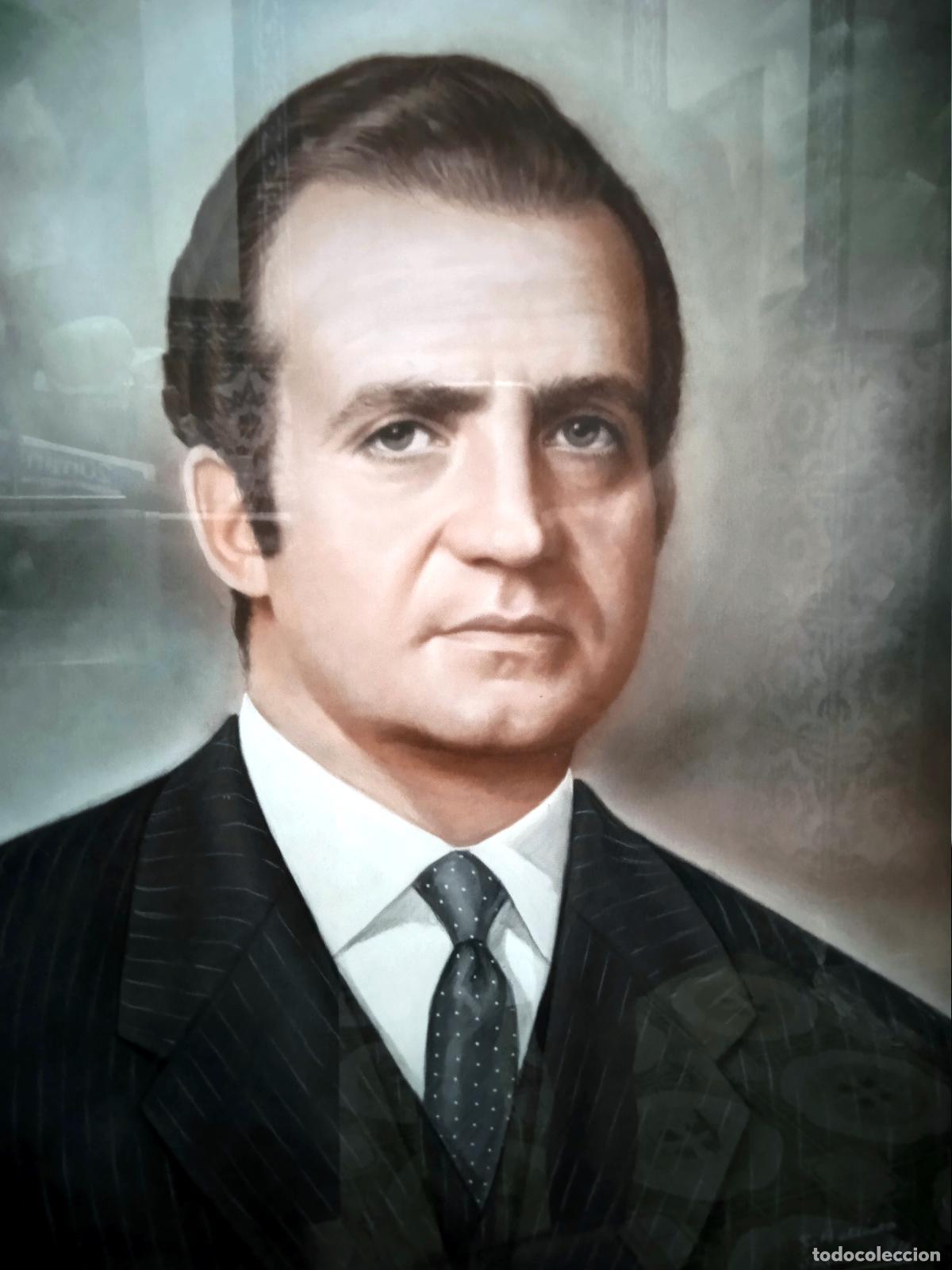Arte: Juan Carlos Bellido (Sevilla, 1942): Retratos del Rey Juan Carlos I y de la Infanta Pilar