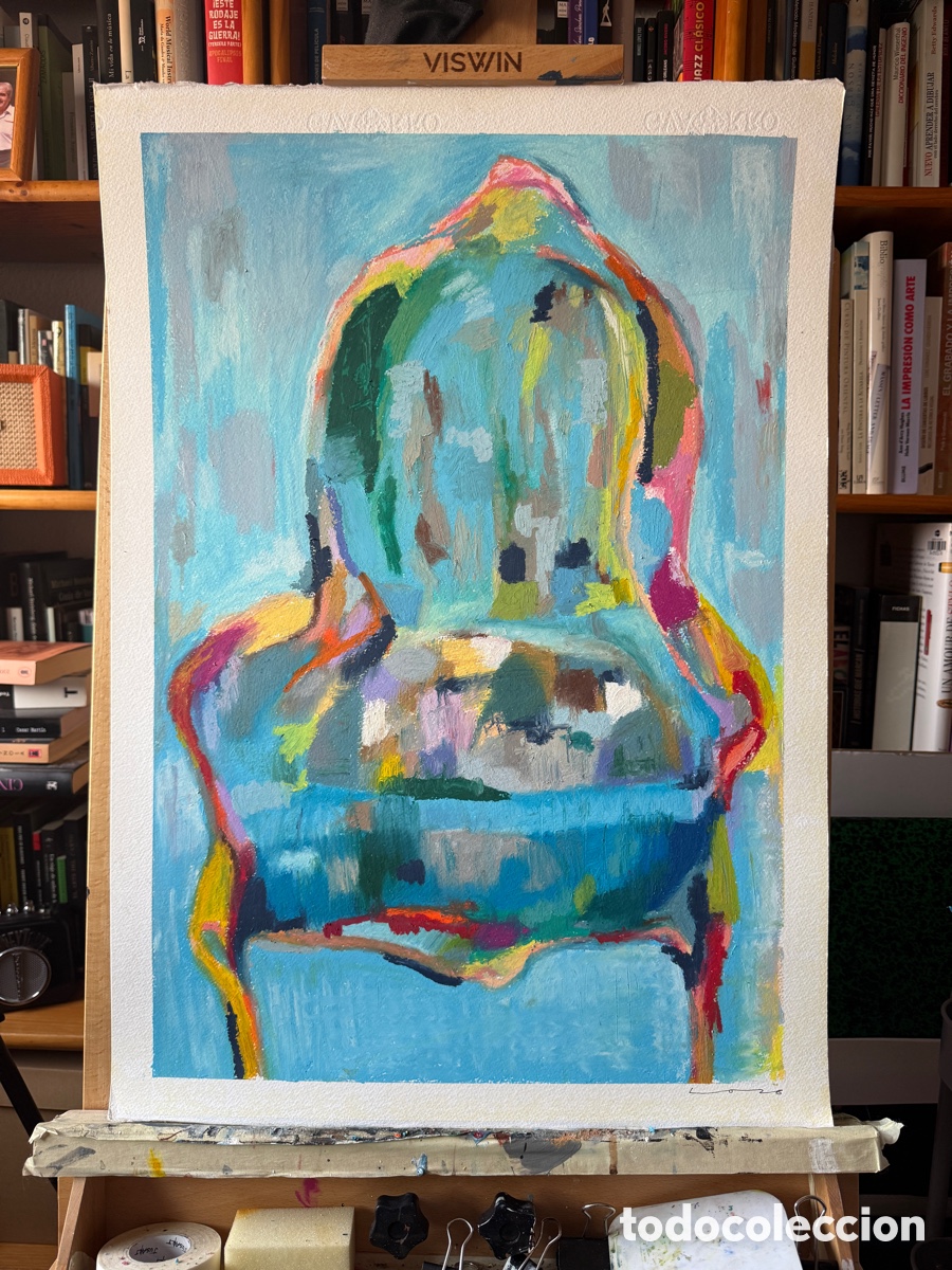 Arte: Obra original &oacute;leo sobre papel