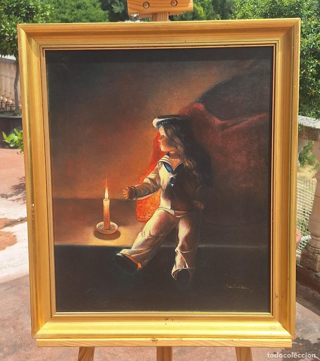 Arte: Oleo mu&ntilde;eca Nancy con vela ... - Foto 2
