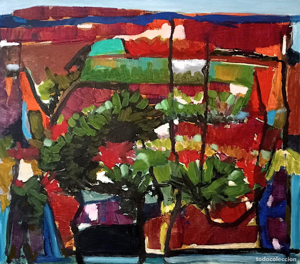 Arte: STEFANO GNOFFO - DIPINTO ACRILICO SU TELA SENZA SUPPORTO - CM. 56x65