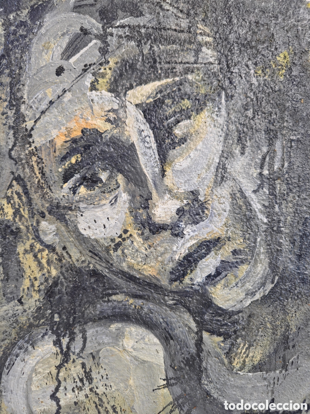 Arte: Cara por Joan Tuset T&eacute;cnica mixta