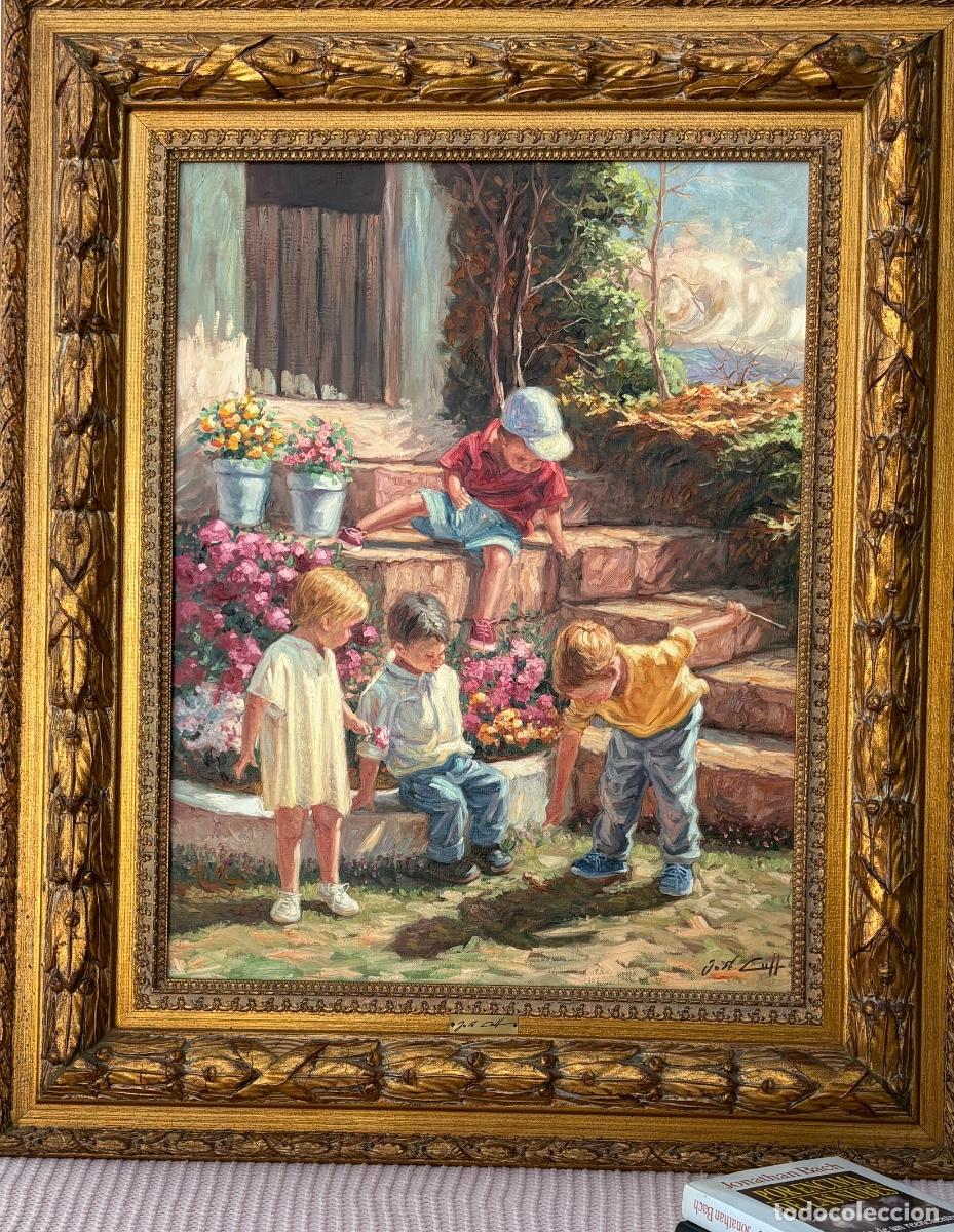 Arte: Jos&eacute; Lull &ndash; &oacute;leo El Pajarito&rsquo; (65x50 cm (c/marco 73x93 cm) &ldquo;certificado Galer&iacute;a Benedi