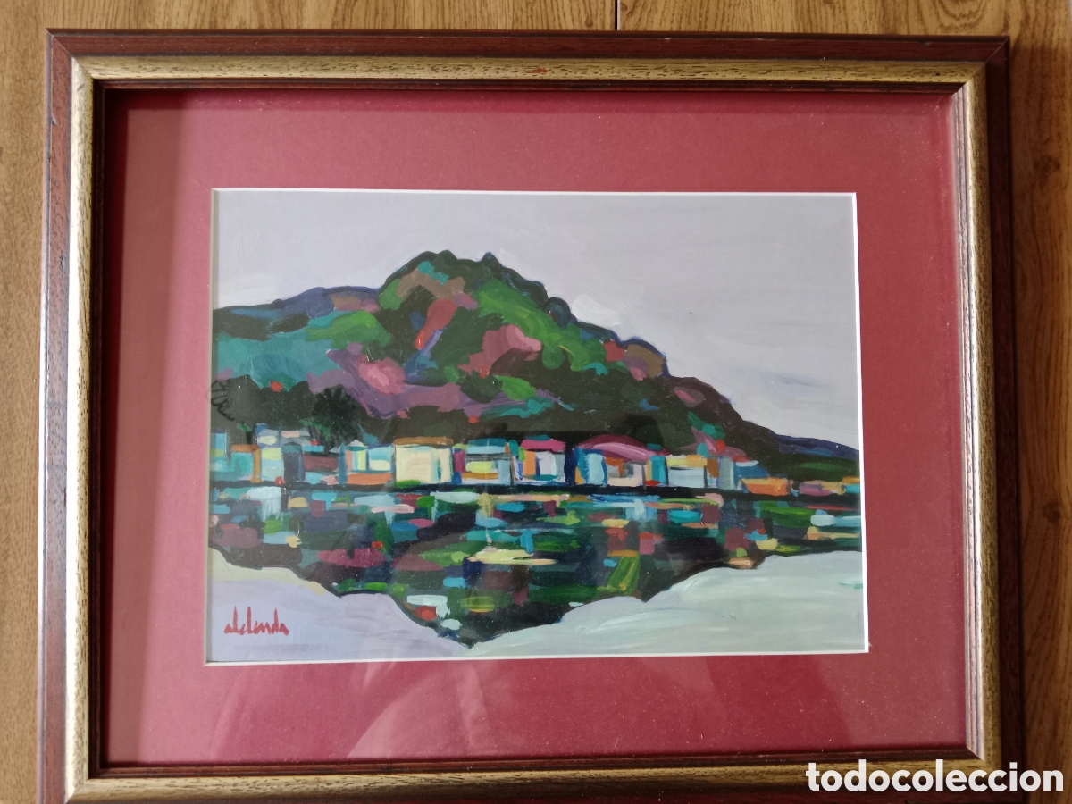 Arte: ALFONSO ABELENDA LA GUARDIA PONTEVEDRA &Oacute;LEO TABLA PINTURA GALLEGA