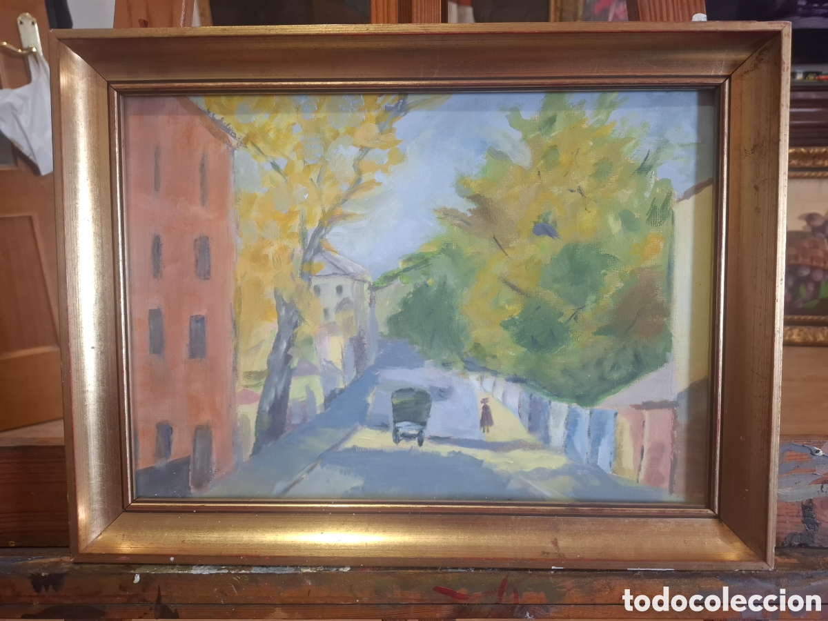 Arte: Oleo sobre carton paisaje 40x30