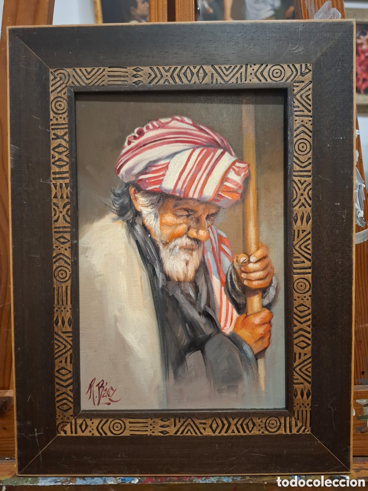 Arte: Oleo sobre lienzo rodrigo baez 40x31
