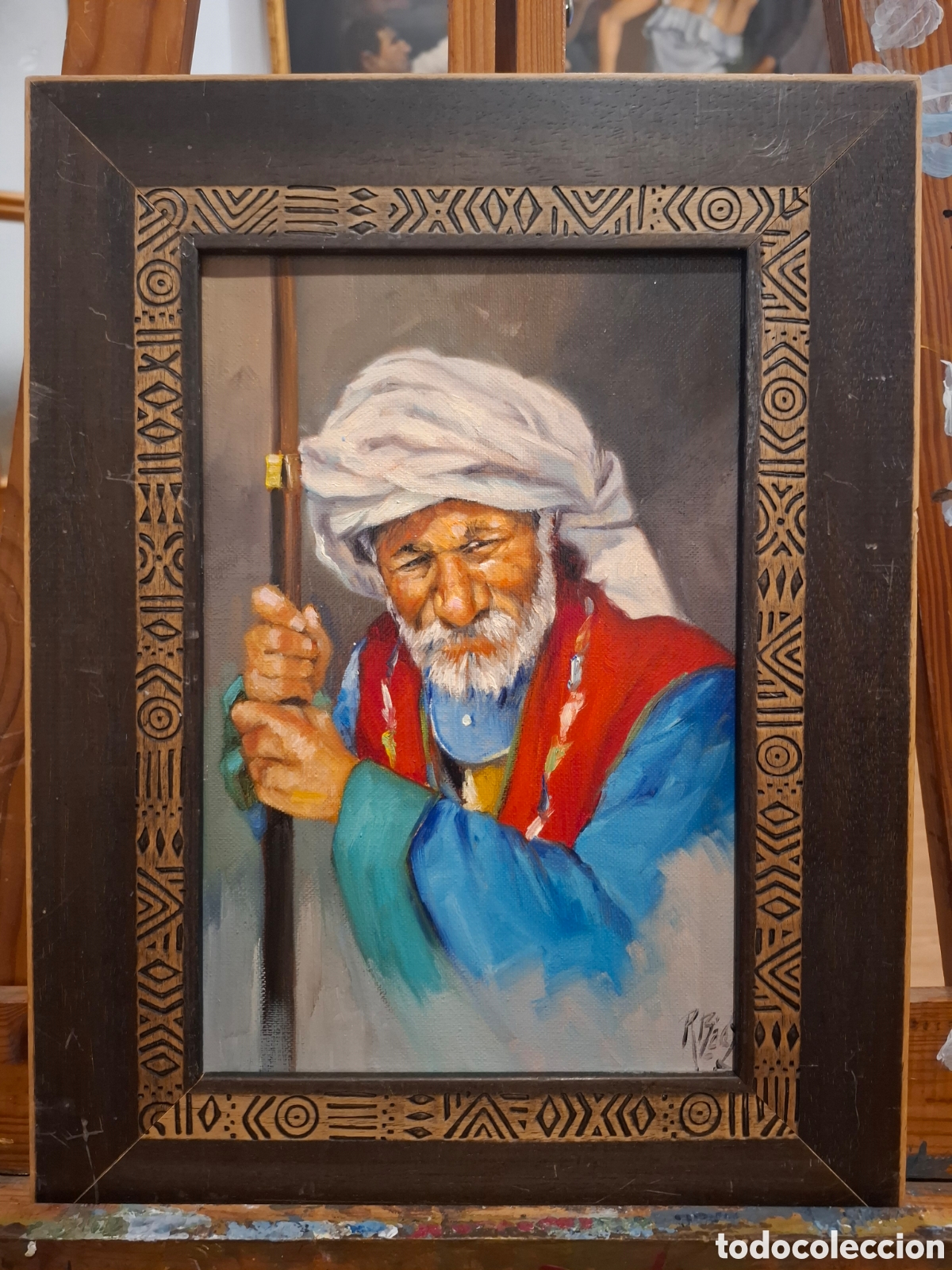 Arte: Oleo sobre lienzo rodrigo baez 40x31