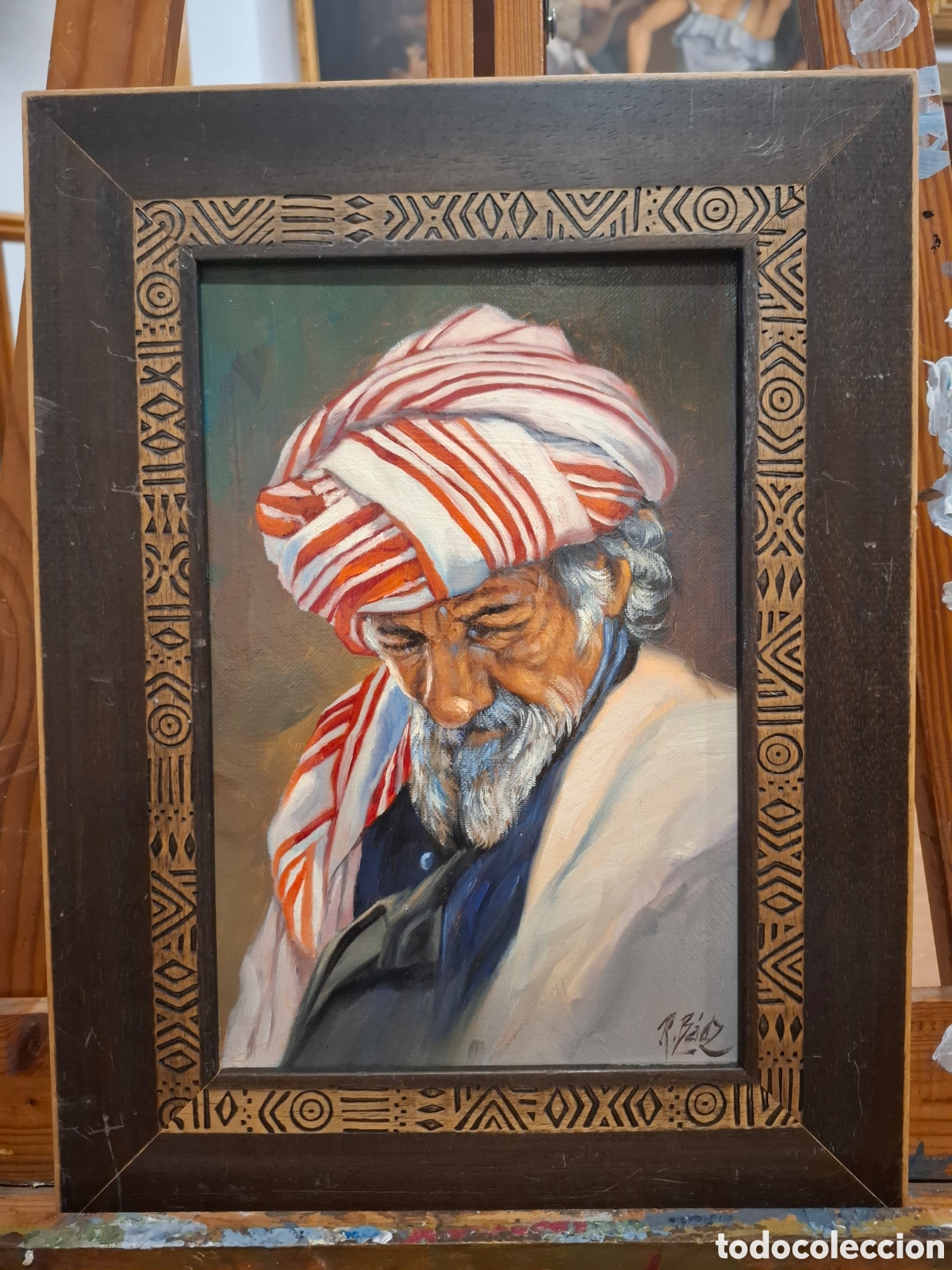 Arte: Oleo sobre liezo rodrigo baez 40x31