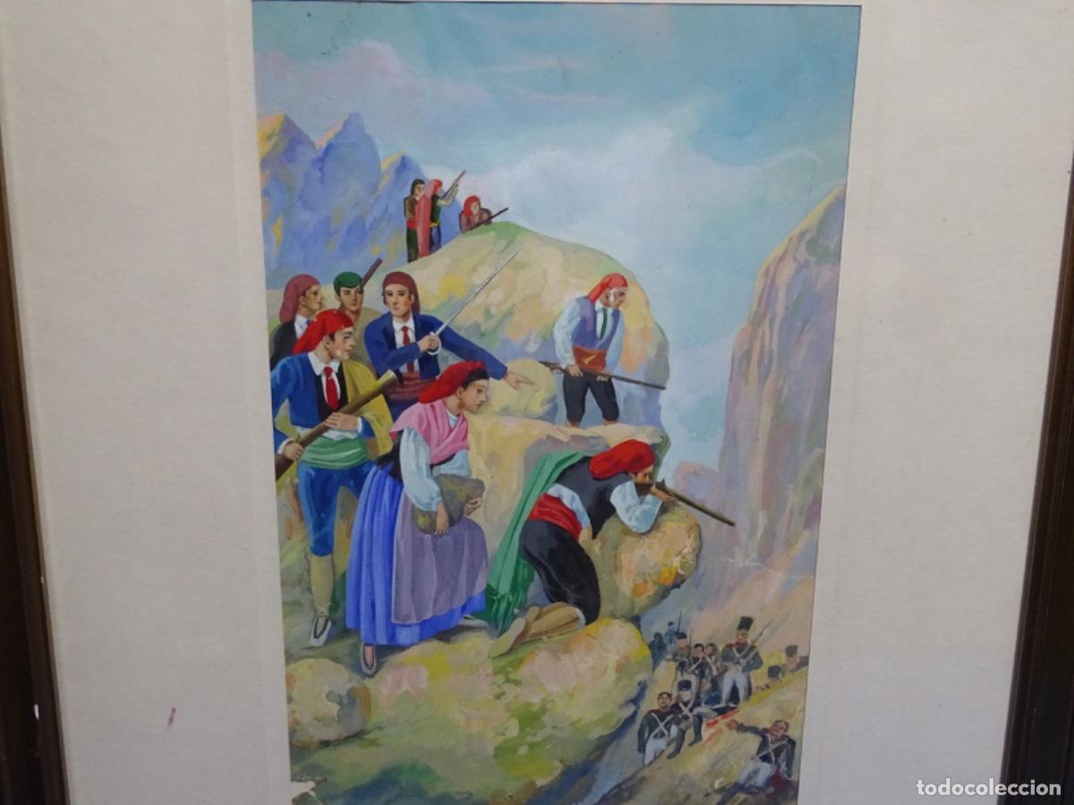 Arte: &Oacute;LEO TEMPLE ANONIMO. GUERRA INDEPENDENCIA CON FRANCIA. BATALLA DEL BRUC CATALUNYA.