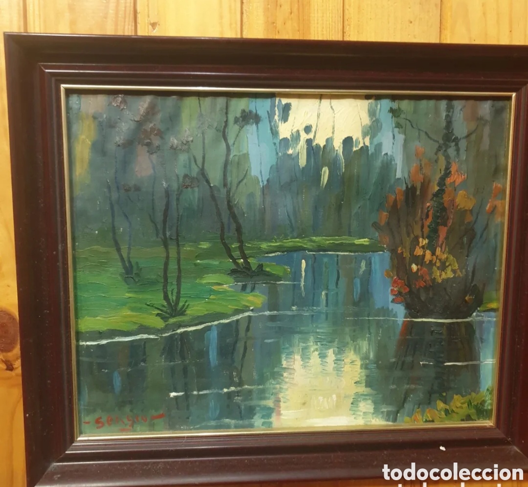 Arte: &Oacute;leo sobre lienzo Sergio V&aacute;zquez
