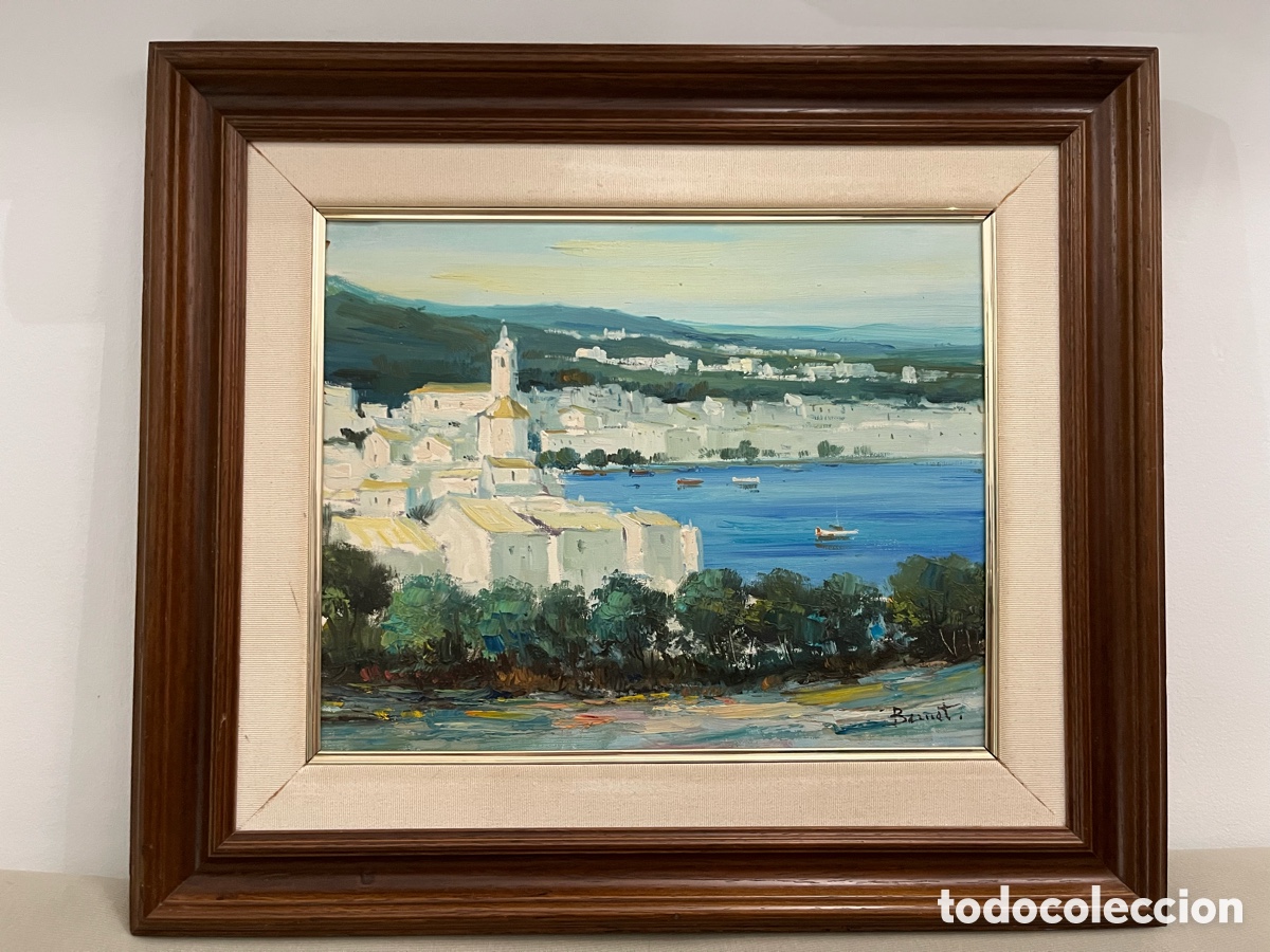 Arte: &Oacute;leo de Cadaqu&eacute;s - Firmado Barret