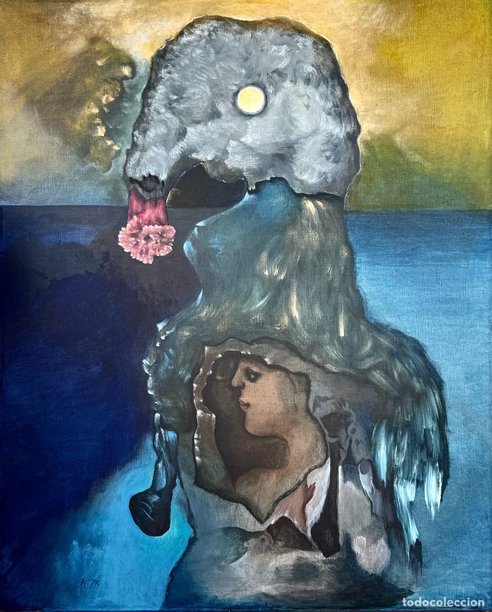 Arte: Modest Cuixart &ndash; Flor d&rsquo;Aigua &ndash; &Oacute;leo sobre lienzo &ndash; 100 x 81 cm &ndash; 1978