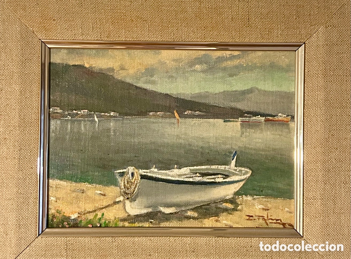 Arte: J. Tr&iacute;as- Paisaje Marinero