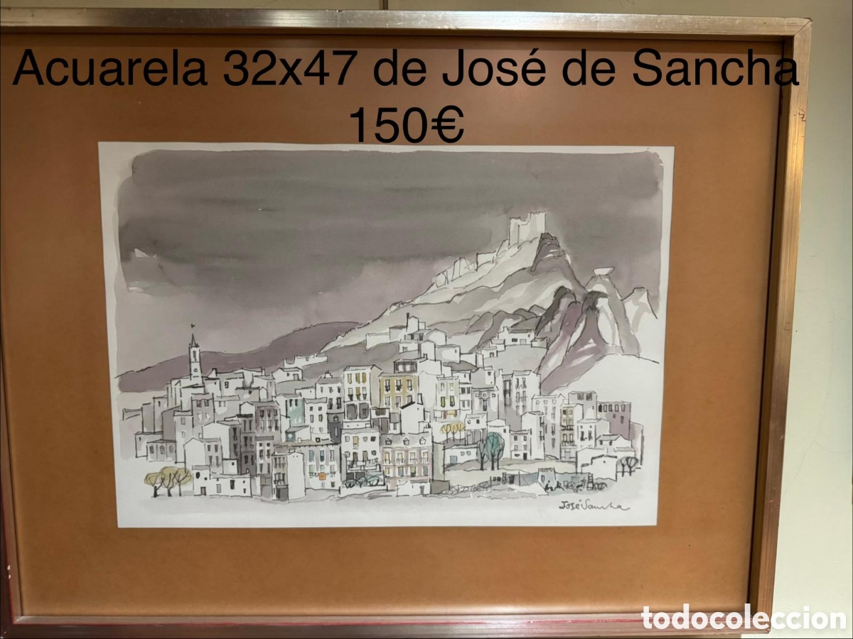 Arte: Acuerela sobre papel Jos&eacute; S&aacute;ncha