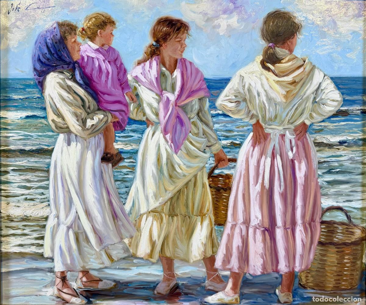 Arte: Jos&eacute; Lull Canto (1933) &ndash; Esperando las barcas