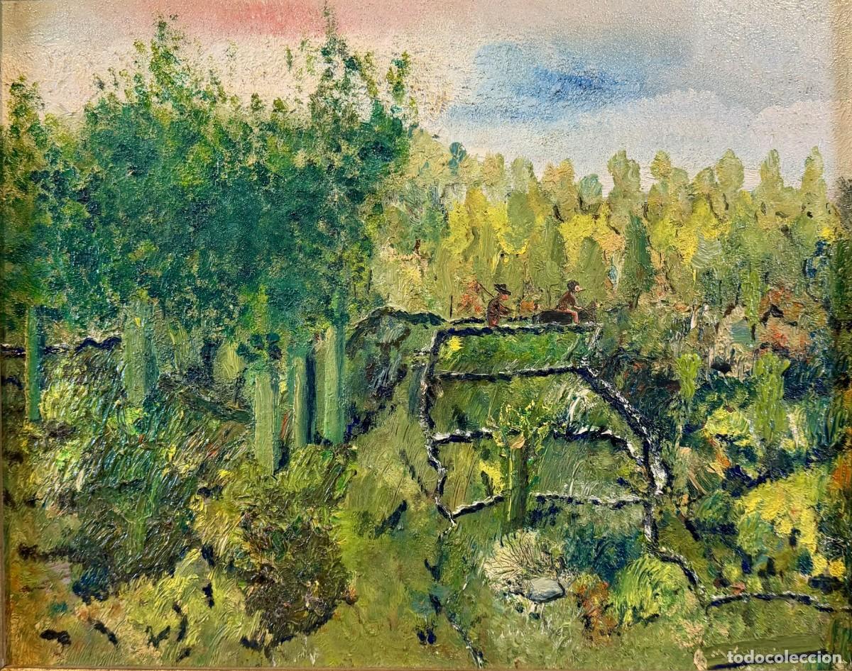 Arte: Pintura gallega Nelson Z&uacute;mel (1928) &ndash; Paisaje con personajes