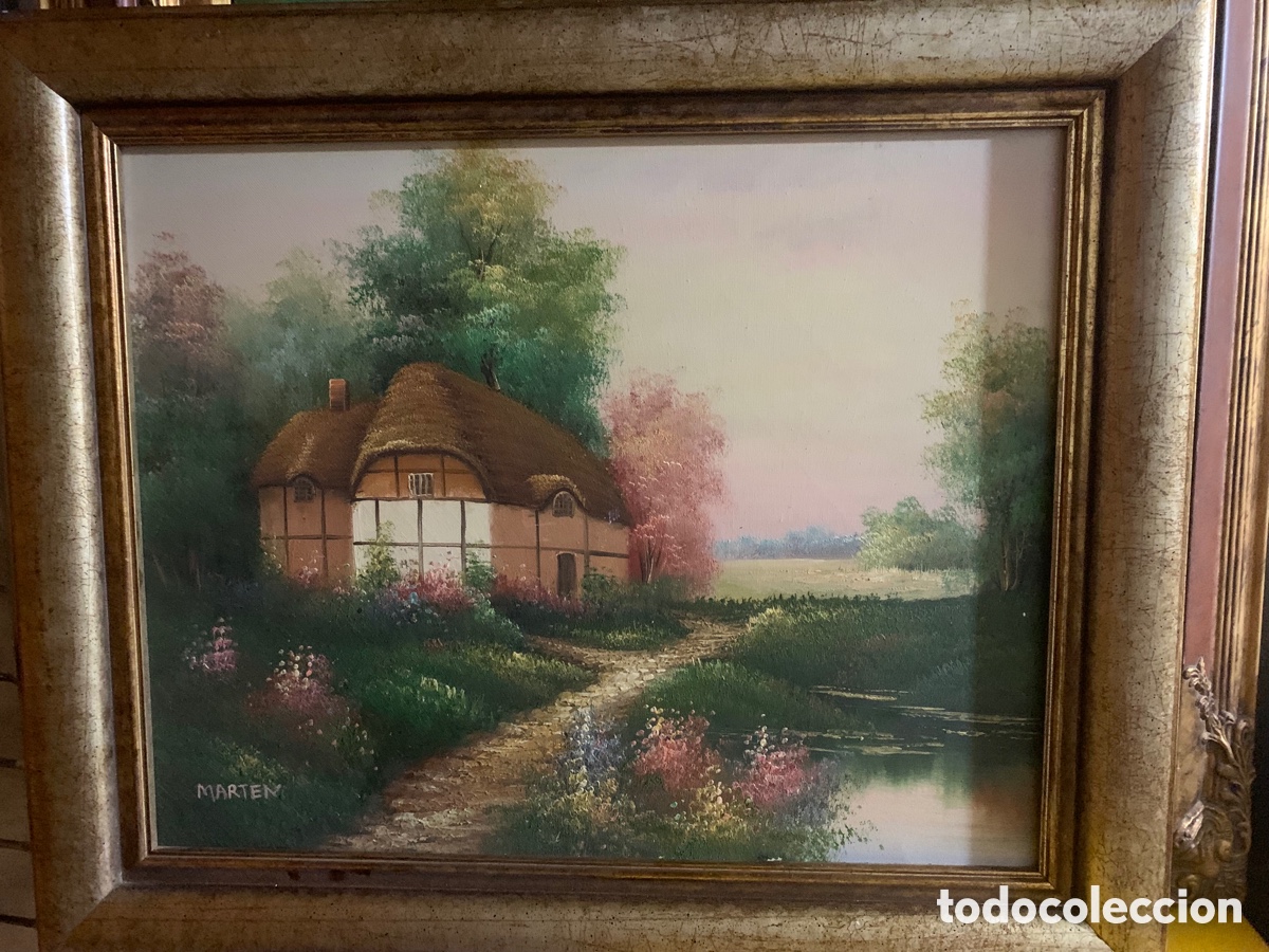 Arte: Cuadro al &Oacute;leo Firmado Marten