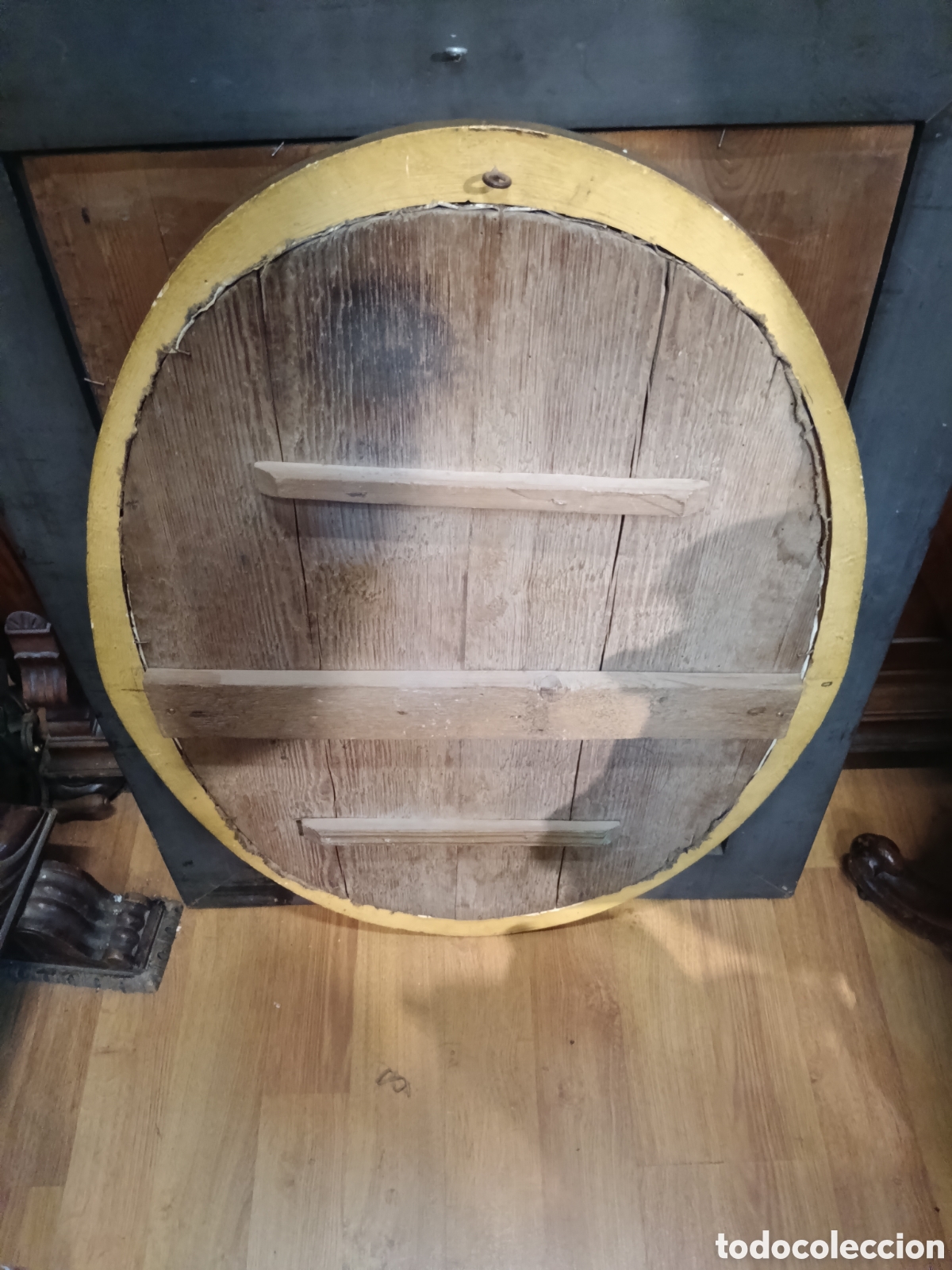 Arte: &Oacute;leo sobre lienzo pegado a tablas - Foto 4