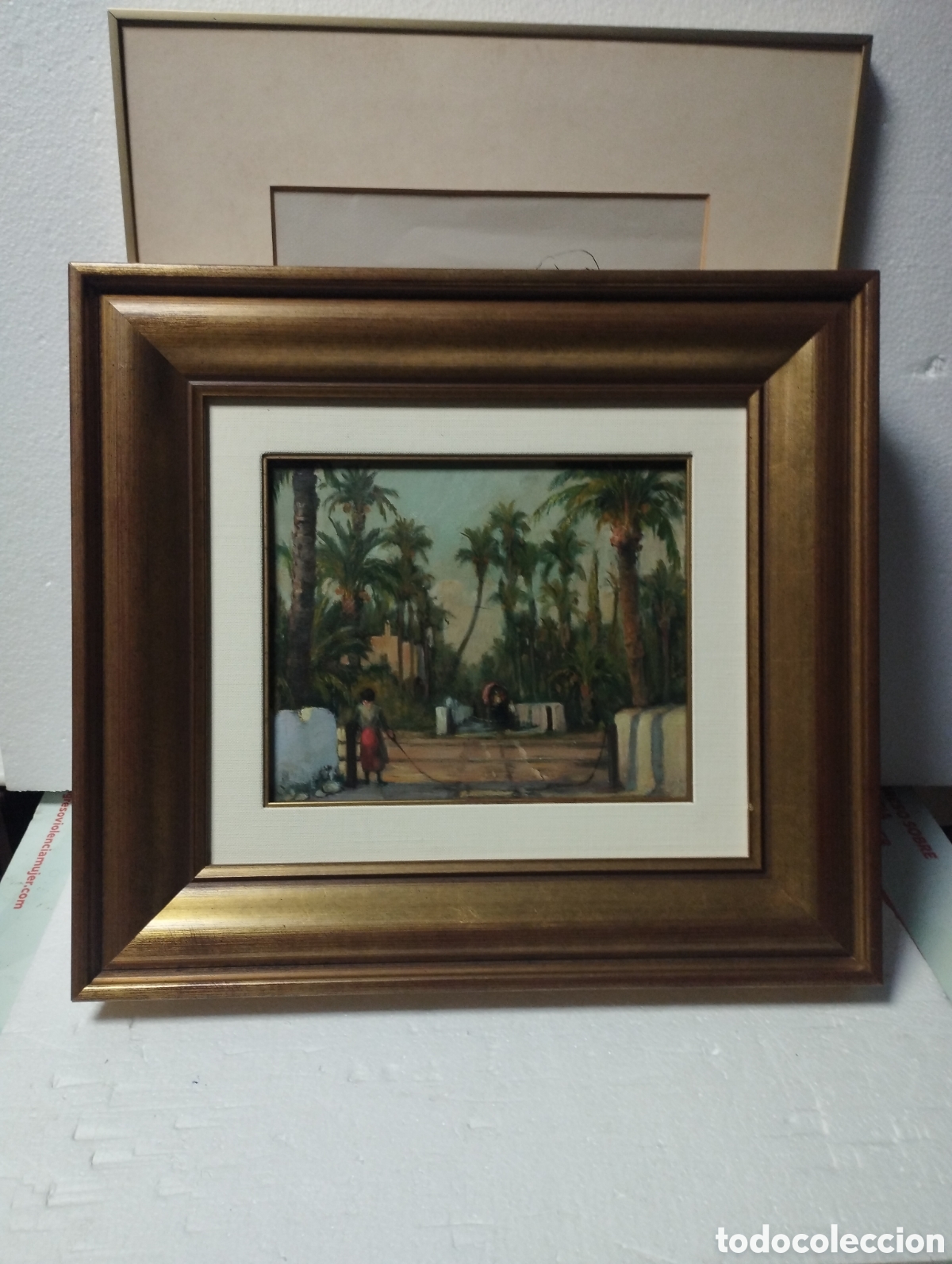 Arte: OLEO SOBRE TABLEX EDUARDO RODRIGUEZ SAMPER ELCHE ALICANTE 1922-2018 MED. TABLEX 27X22 CM.