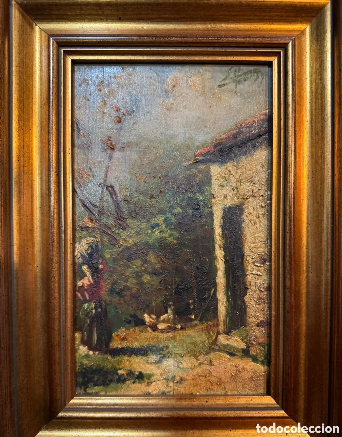 Arte: &Oacute;leo sobre lienzo Escuela Espa&ntilde;ola