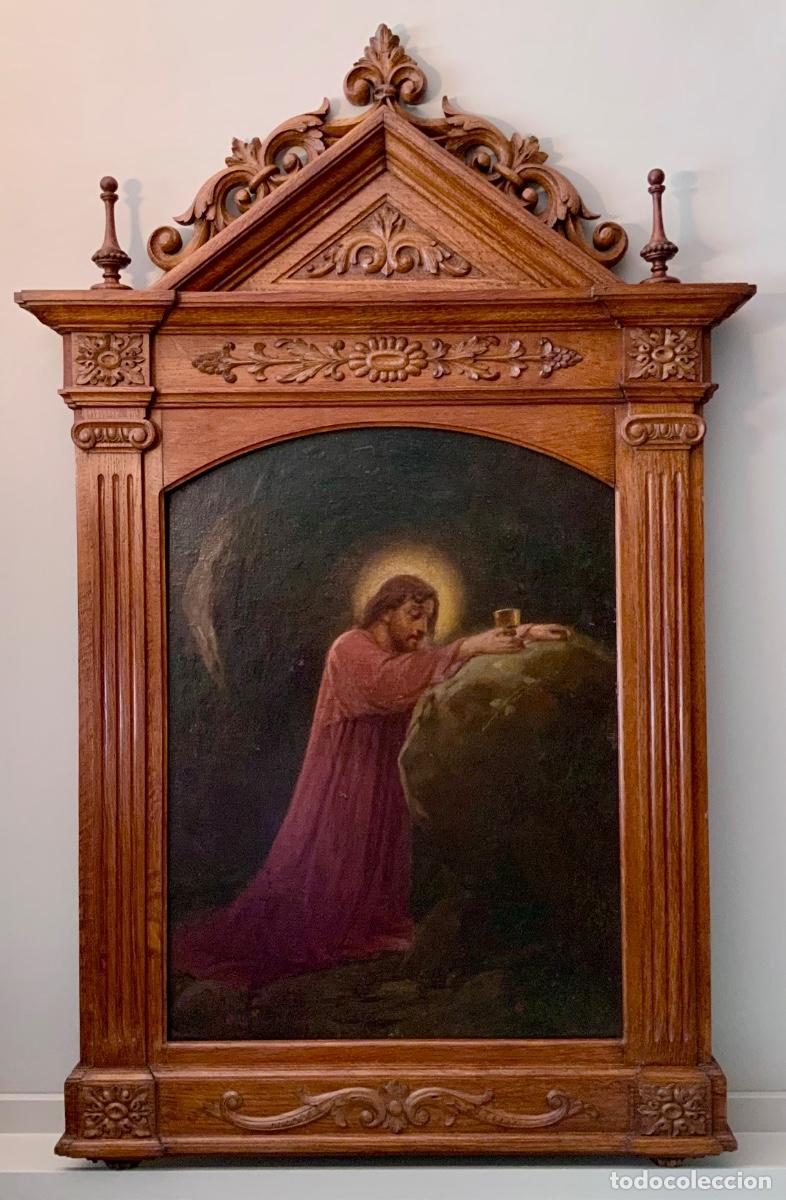 Arte: GRAN RETABLO NEOG&Oacute;TICO &Oacute;LEO (DESPU&Eacute;S DE PAUL DELAROCHE)