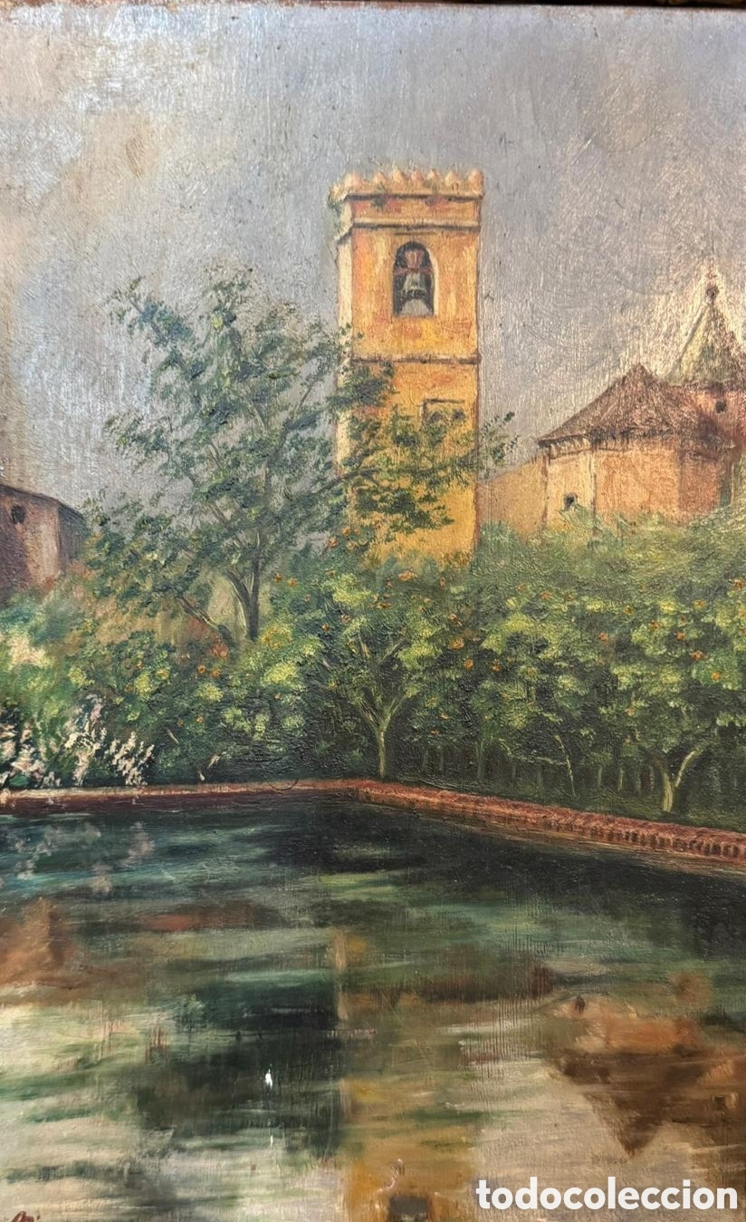 Arte: &Oacute;leo sobre lienzo Escuela Espa&ntilde;ola