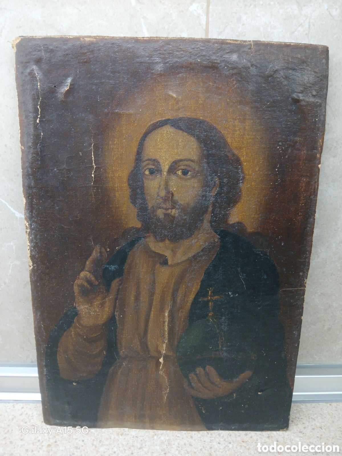Arte: OLEO PEGADO SOBRE TABLA S. XVIII.